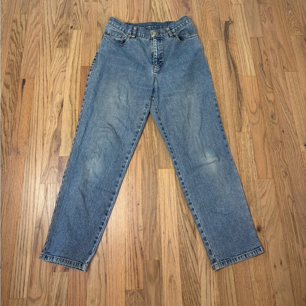 Lauren Jeans Co Medium Wash Denim Pants Petites 6P - Picture 2 of 5